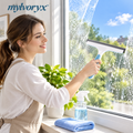 mylvoryx™ Window Squeegee & Microfiber Cleaning Set — Main product view