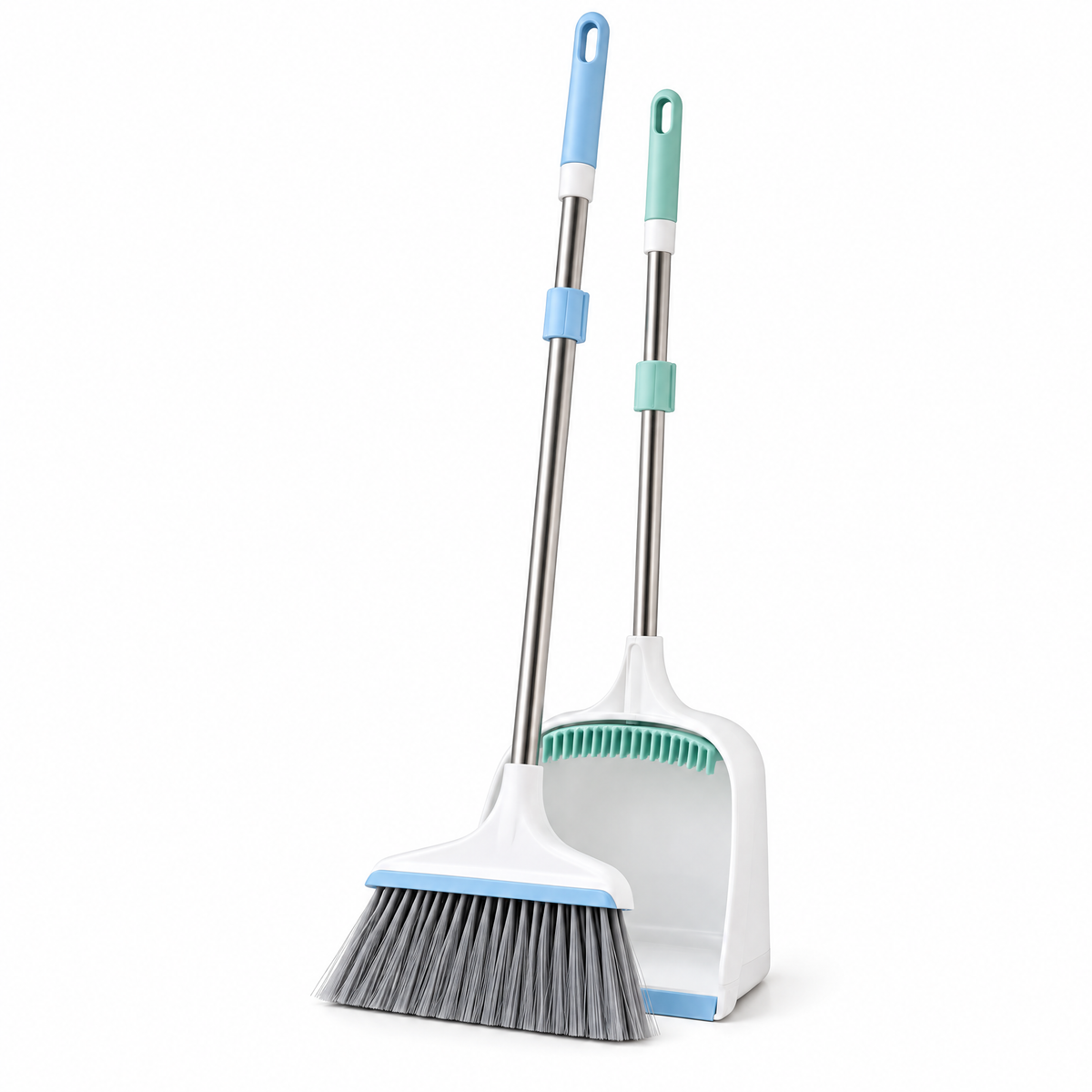 mylvoryx™ Long-Handle Broom & Upright Dustpan Set — Lifestyle / everyday use view