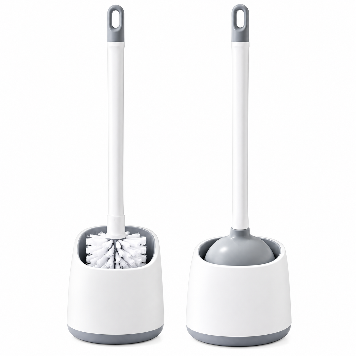 mylvoryx™ Toilet Brush & Plunger Storage Set — Main product view