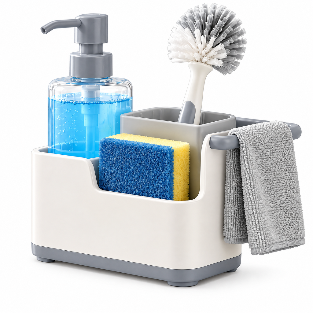 mylvoryx™ Sink-Side Cleaning Organizer Caddy — Lifestyle / everyday use view