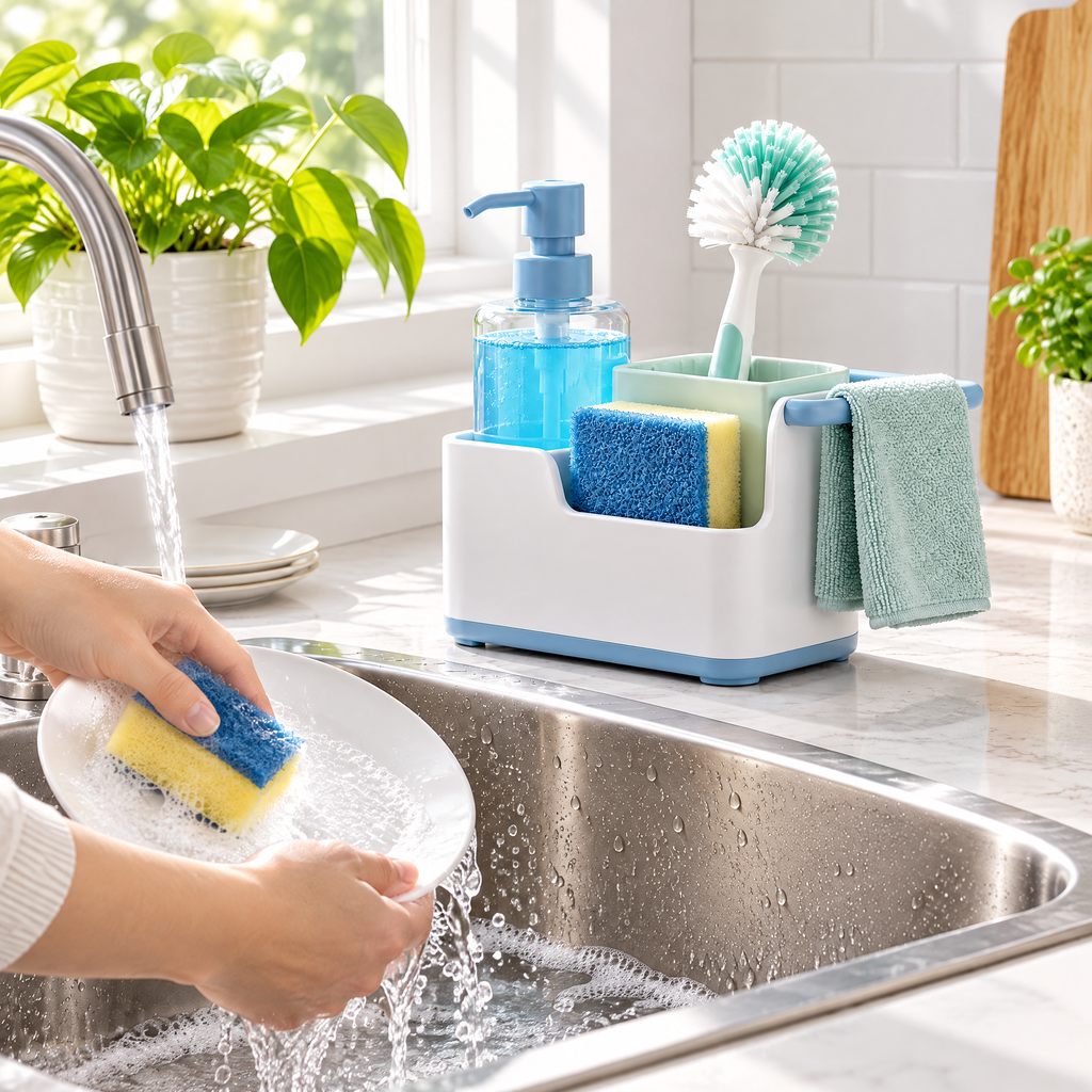 mylvoryx™ Sink-Side Cleaning Organizer Caddy — Detail view