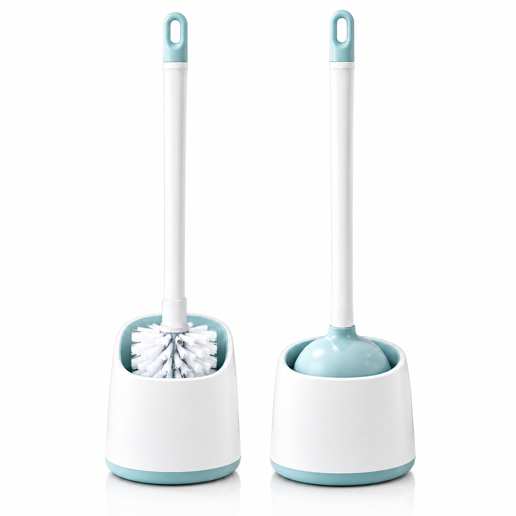 mylvoryx™ Toilet Brush & Plunger Storage Set — Lifestyle / everyday use view