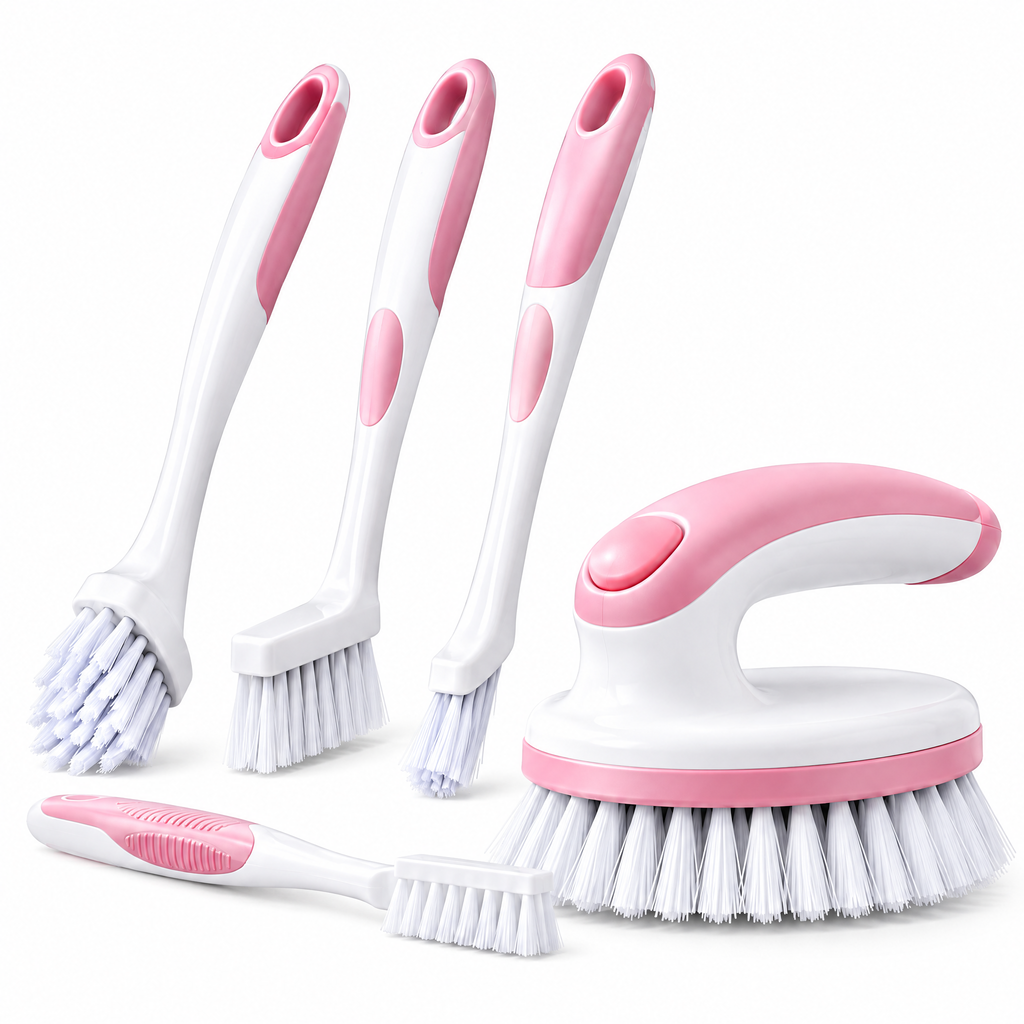 mylvoryx™ Grout & Detail Scrub Brush Set — Detail view