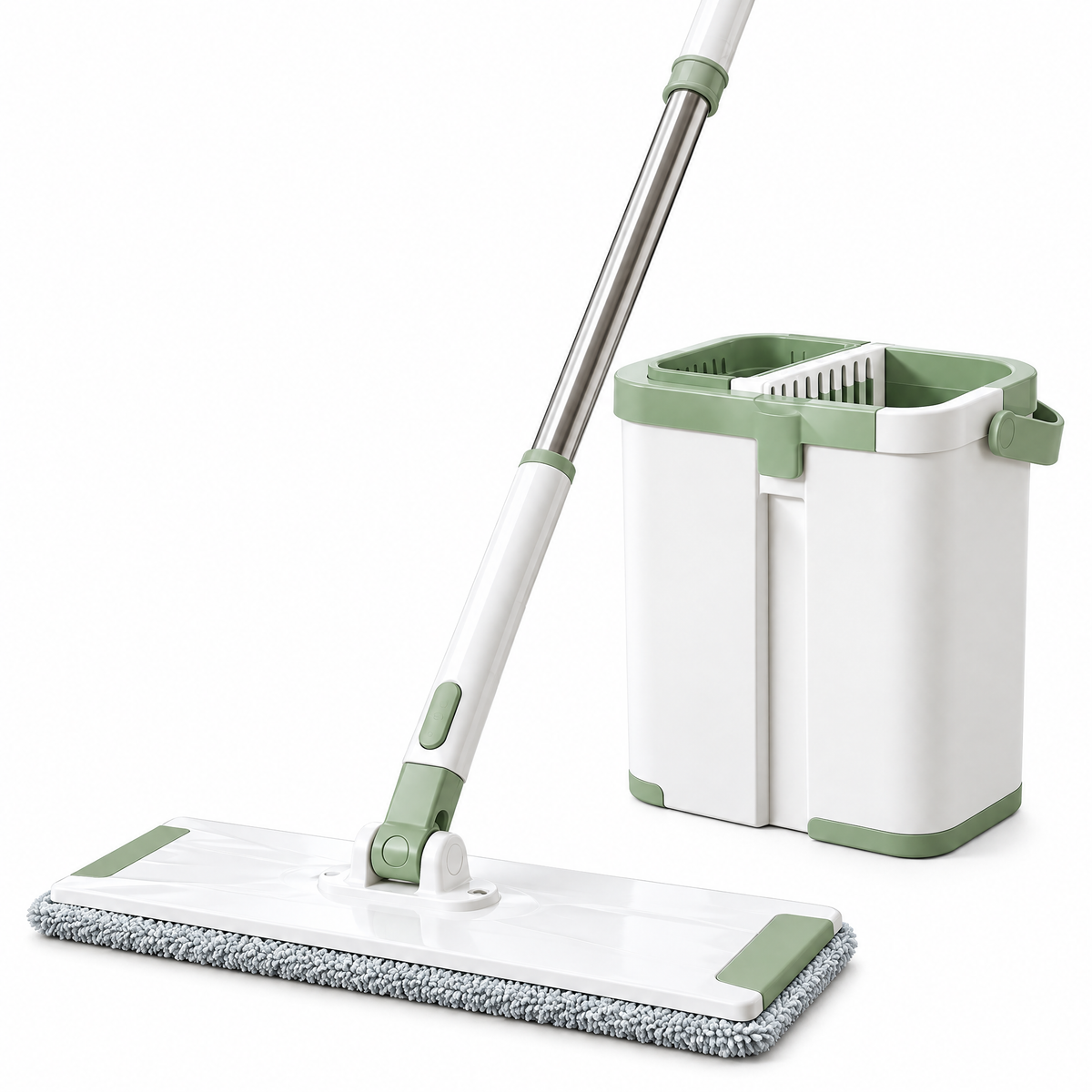 mylvoryx™ Flat Mop & Dual-Chamber Bucket Set — Additional product view