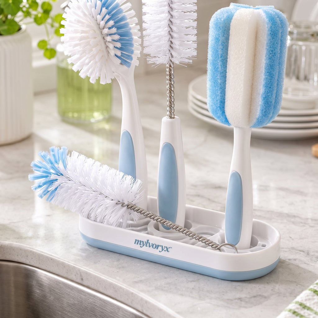 mylvoryx™ Sink & Bottle Cleaning Brush Set — Lifestyle / everyday use view