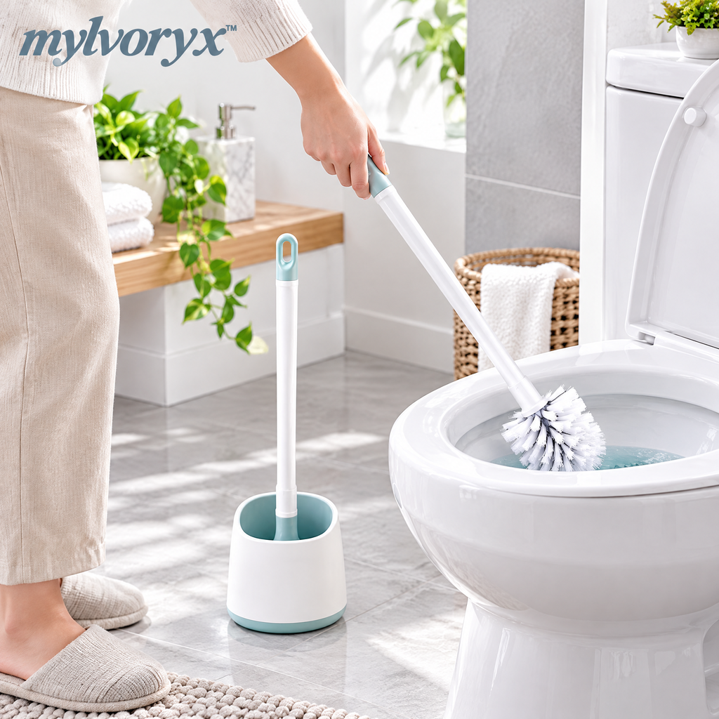 mylvoryx™ Toilet Brush & Plunger Storage Set — Additional product view